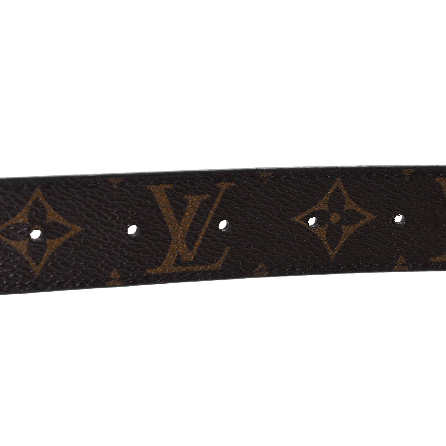 Louis Vuitton Calfskin Monogram 30mm LV Initiales Reversible Belt 80 32 Black 5 of 8