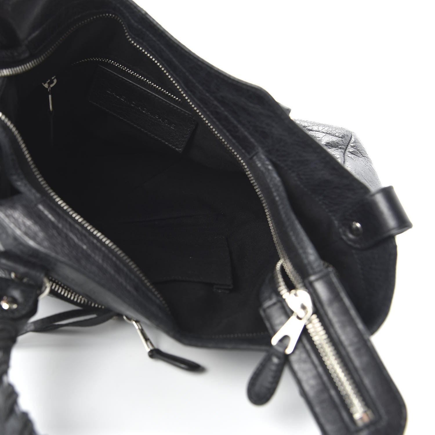 Balenciaga Agneau Giant 12 Silver Hardware Town Black 6 of 11