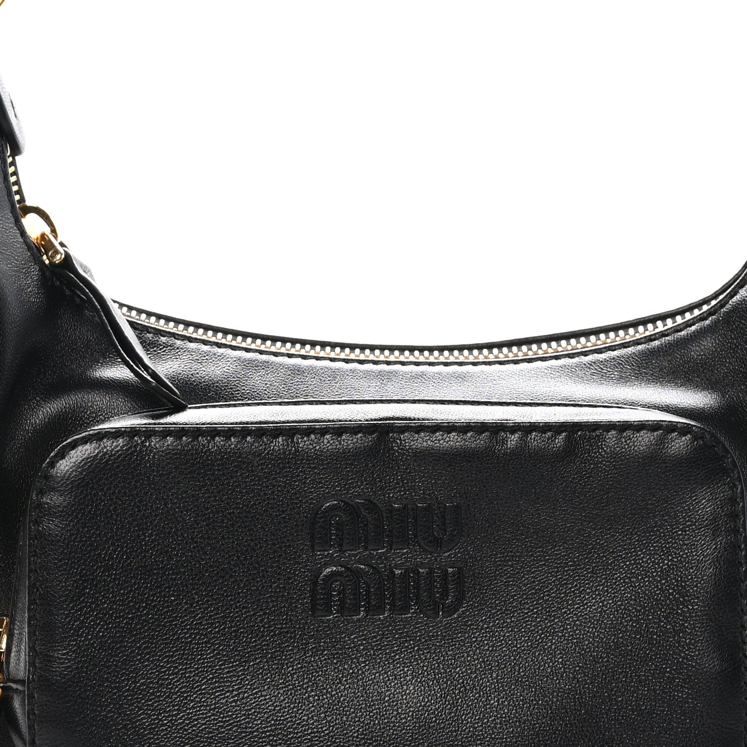Miu Miu Nappa Multi Pocket Hobo Black 7 of 9