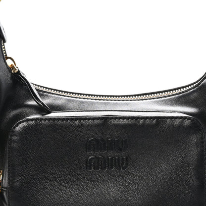 Miu Miu Nappa Multi Pocket Hobo Black 7 of 9