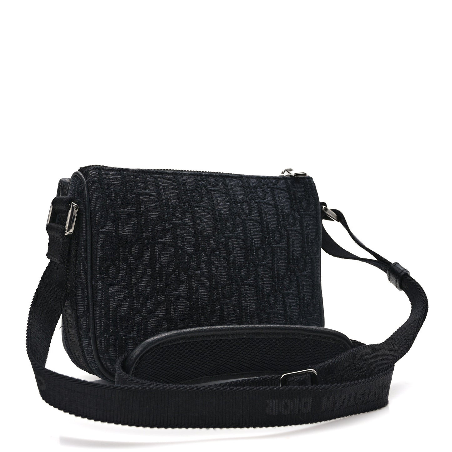 Oblique Jacquard Mini Dior 8 With Strap Black Multicolor