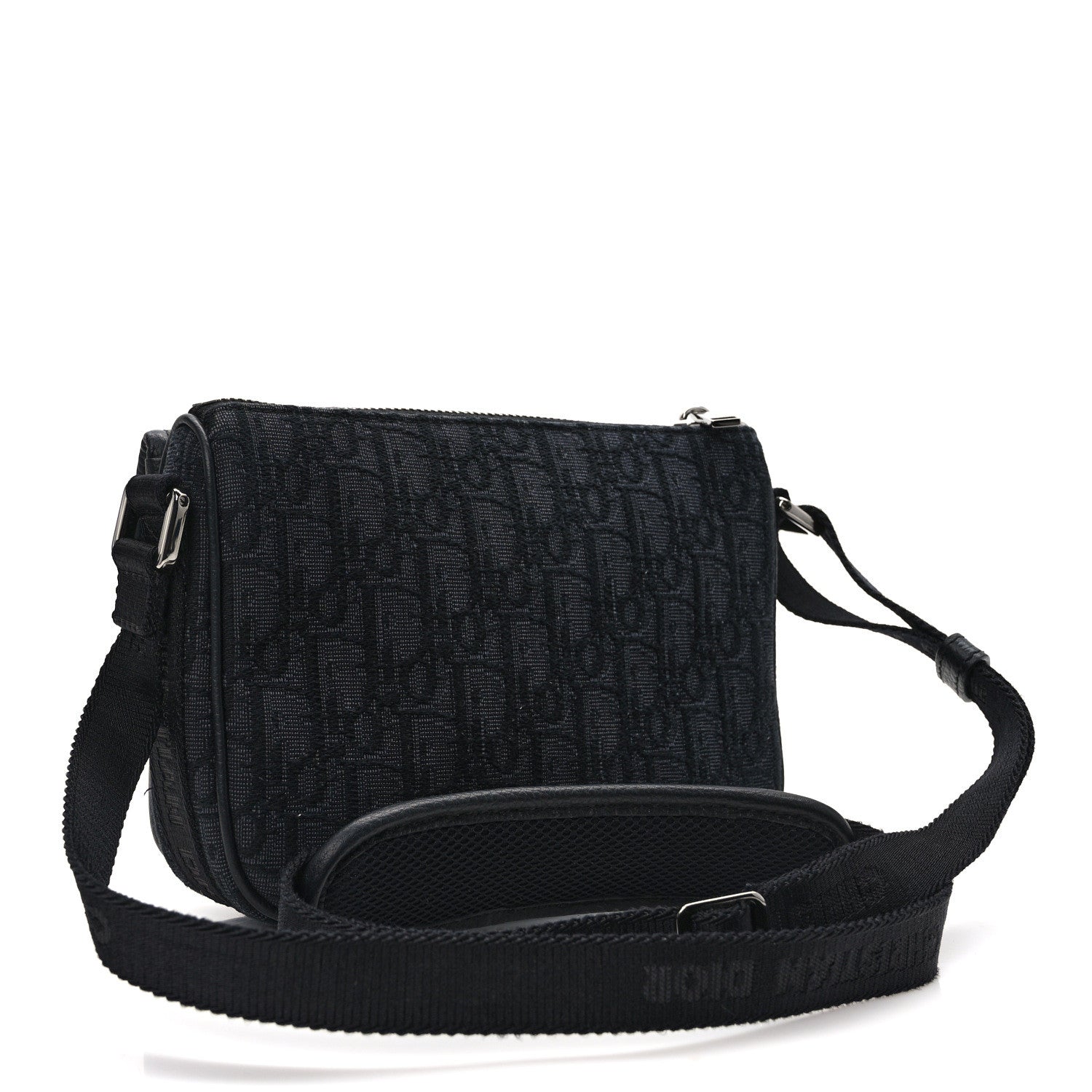 Christian Dior Oblique Jacquard Mini Dior 8 With Strap Black Multicolor 3 of 12