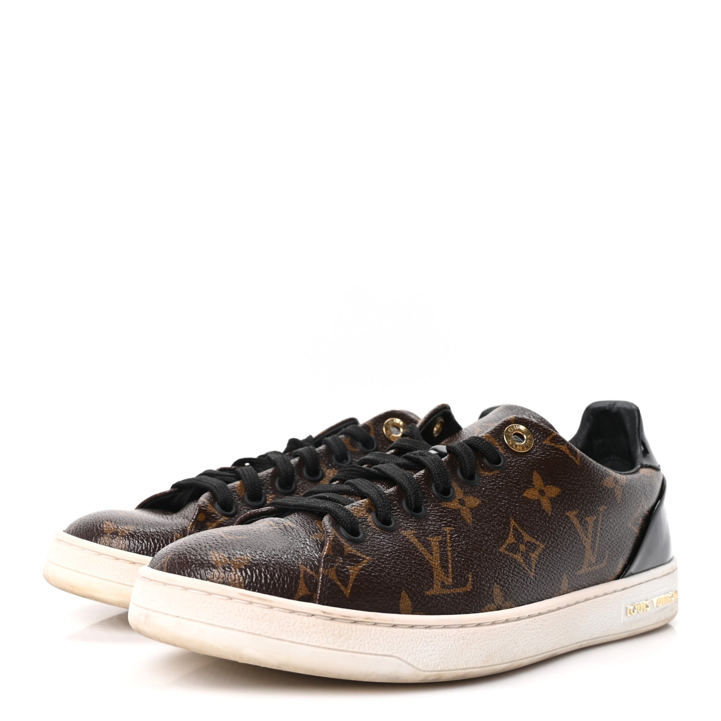 Patent Monogram Frontrow Sneakers 38