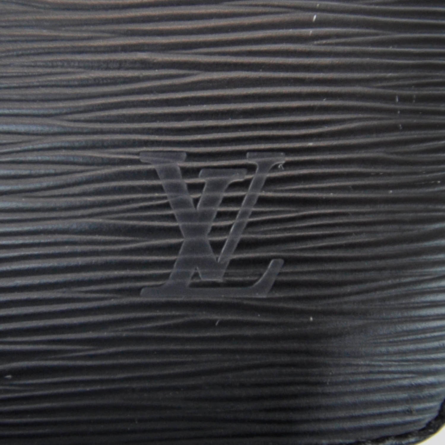 Louis Vuitton Epi Serviette Fermoir Briefcase Black 6 of 10