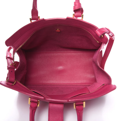 Saint Laurent Calfskin Small Classic Y Cabas Fuchsia 5 of 20