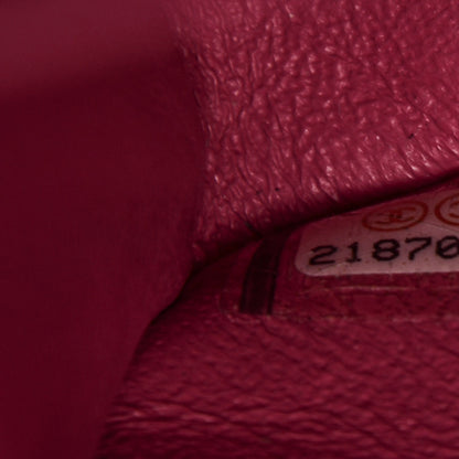 Chanel Lambskin Quilted Jumbo Double Flap Fuchsia 7 of 7