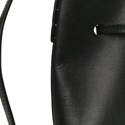 Mansur Gavriel Vegetable Tanned Calfskin Bucket Bag Black Ballerina 21 of 25