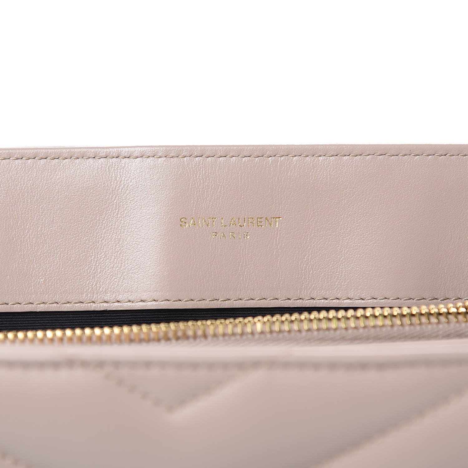 Saint Laurent Calfskin Y Quilted Monogram Medium Loulou Chain Satchel Light Natural 8 of 9