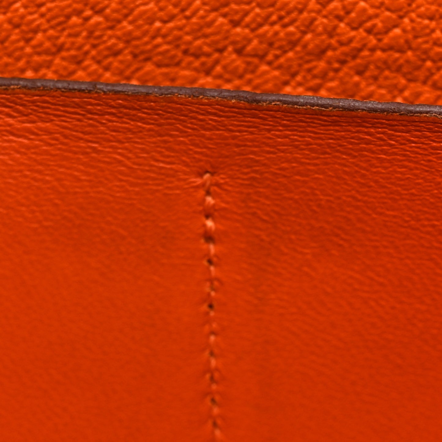 Chevre Mysore Kelly Longue Wallet Orange