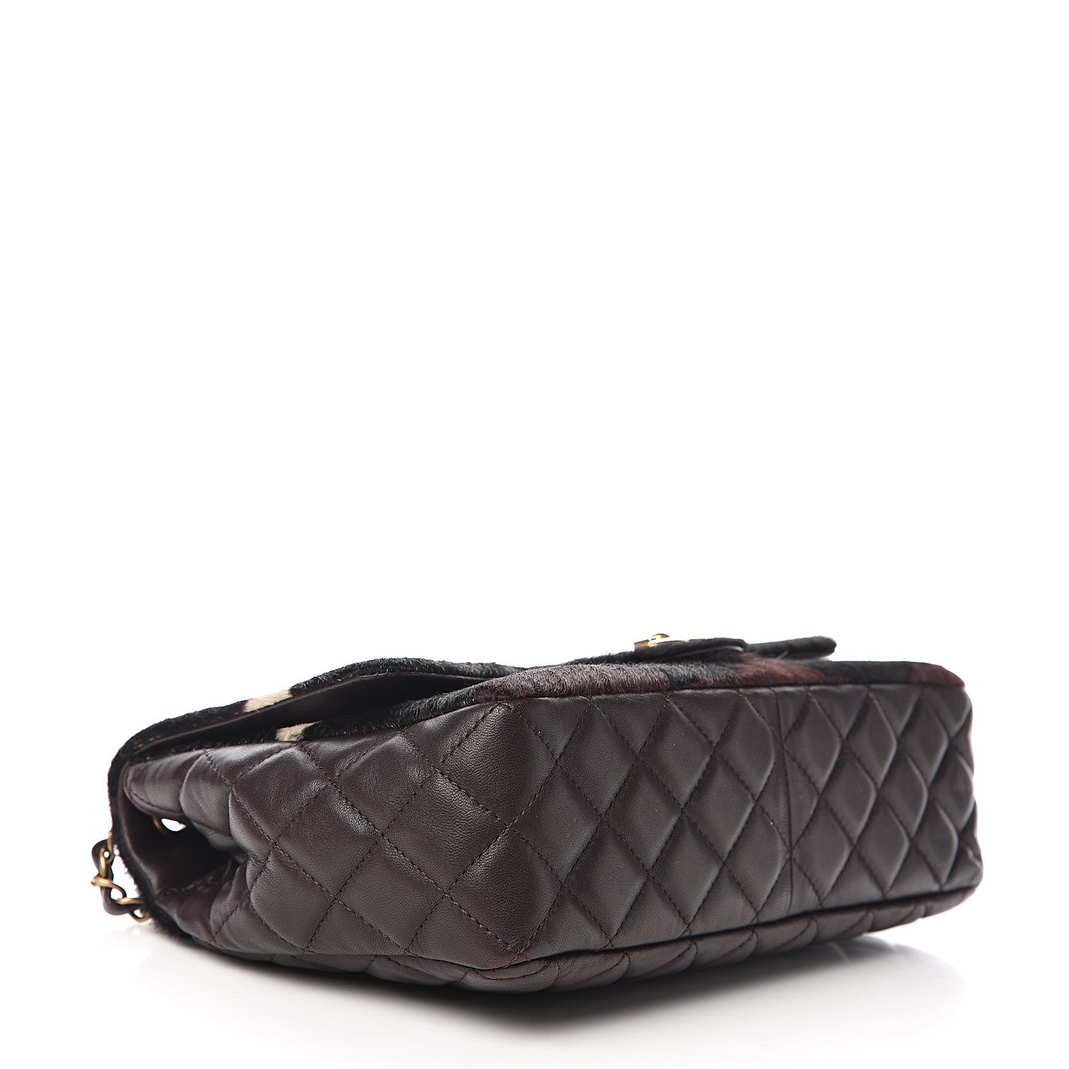 Chanel Pony Hair Lambskin Medium Paris Dallas Single Flap Gold 3 of 10