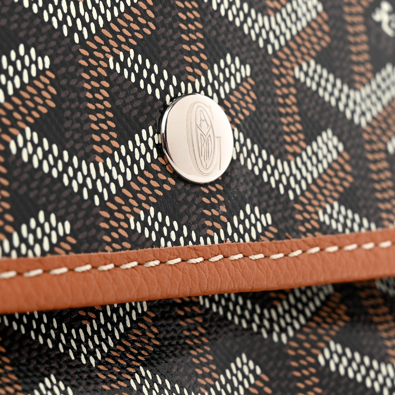 Goyard Goyardine Pouch Black Gold 8 of 8