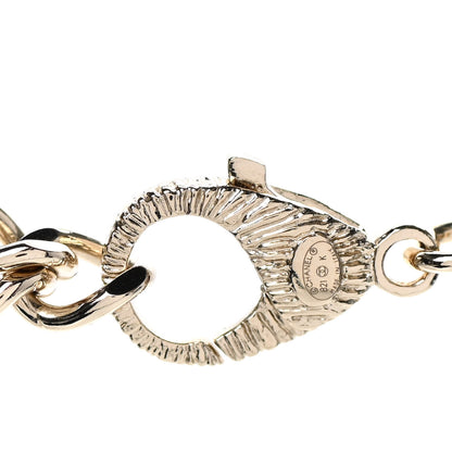 Chanel Pearl Crystal Lambskin CC Choker Gold Black 5 of 6