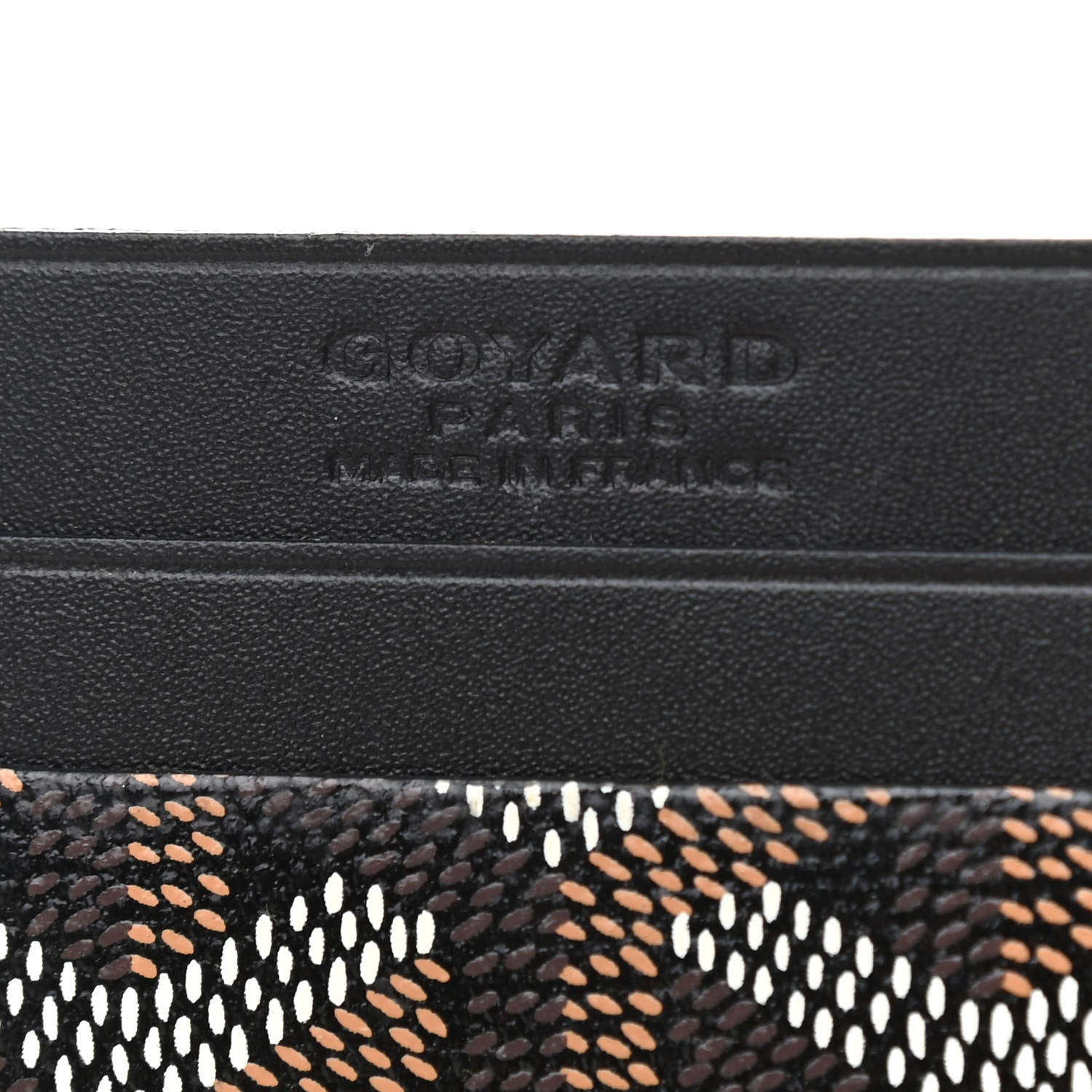 Goyard Goyardine Saint Sulpice Card Holder Black 11 of 12