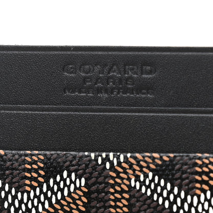 Goyard Goyardine Saint Sulpice Card Holder Black 11 of 12