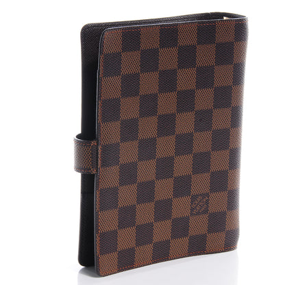 Louis Vuitton Damier Ebene Medium Ring Agenda 3 of 7