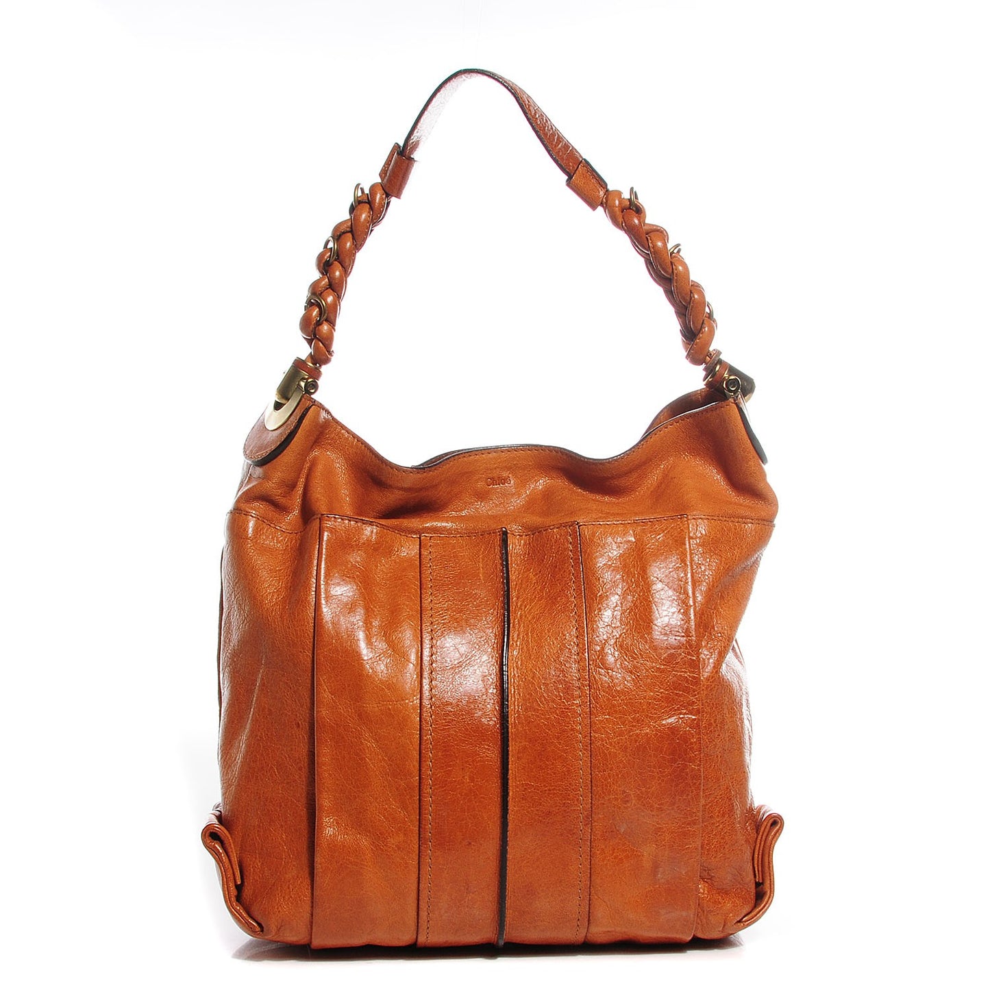 Lambskin Heloise Hobo Nutmeg