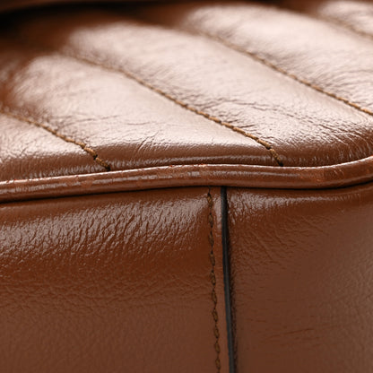 Gucci Azalea Calfskin Matelasse Diagonal Mini GG Marmont Shoulder Bag Cuir 15 of 18