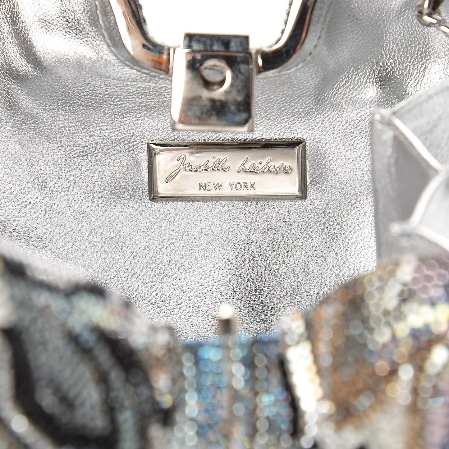 Crystal Shih Tzu Minaudiere Clutch