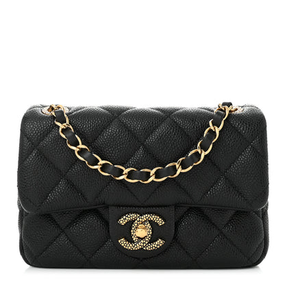 Chanel Grained Lambskin Quilted Mini Flap Black 1 of 11