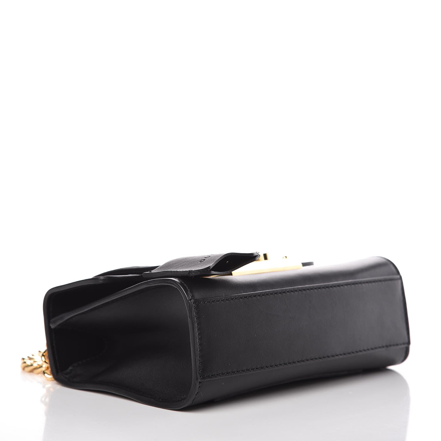 Gucci Calfskin Small Padlock Shoulder Bag Black 4 of 13