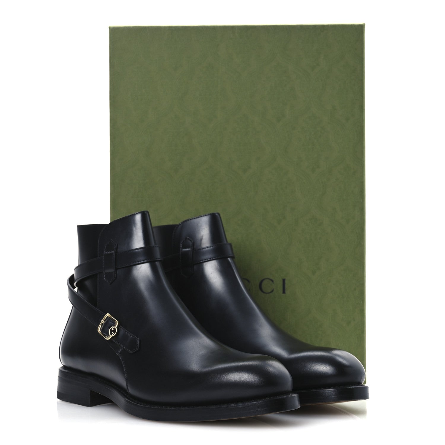 Gucci Cordovan Lux Men Ankle Boots 10 Black 12 of 12