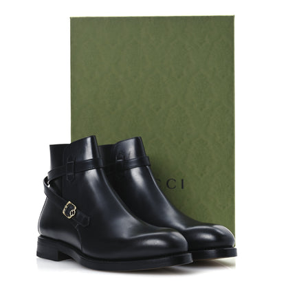 Gucci Cordovan Lux Men Ankle Boots 10 Black 12 of 12