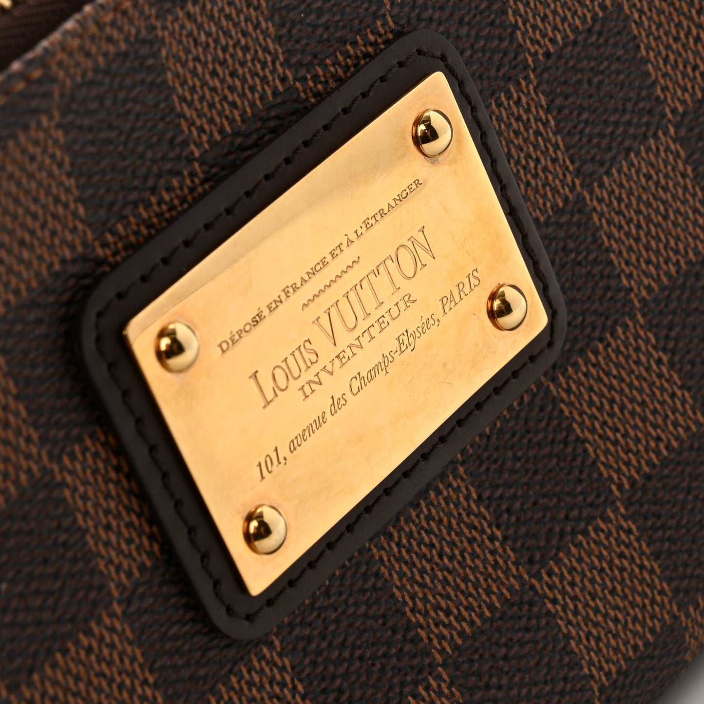 Damier Ebene Eva Clutch
