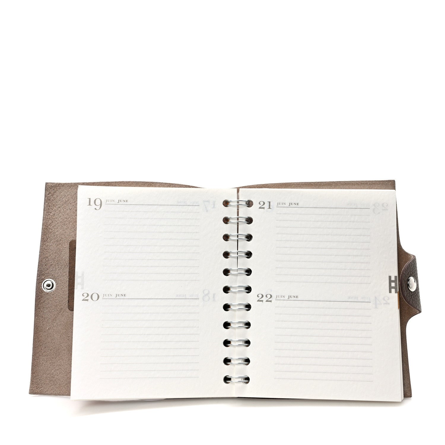 Hermes Togo Ulysse PM Agenda Cover Etoupe 6 of 9