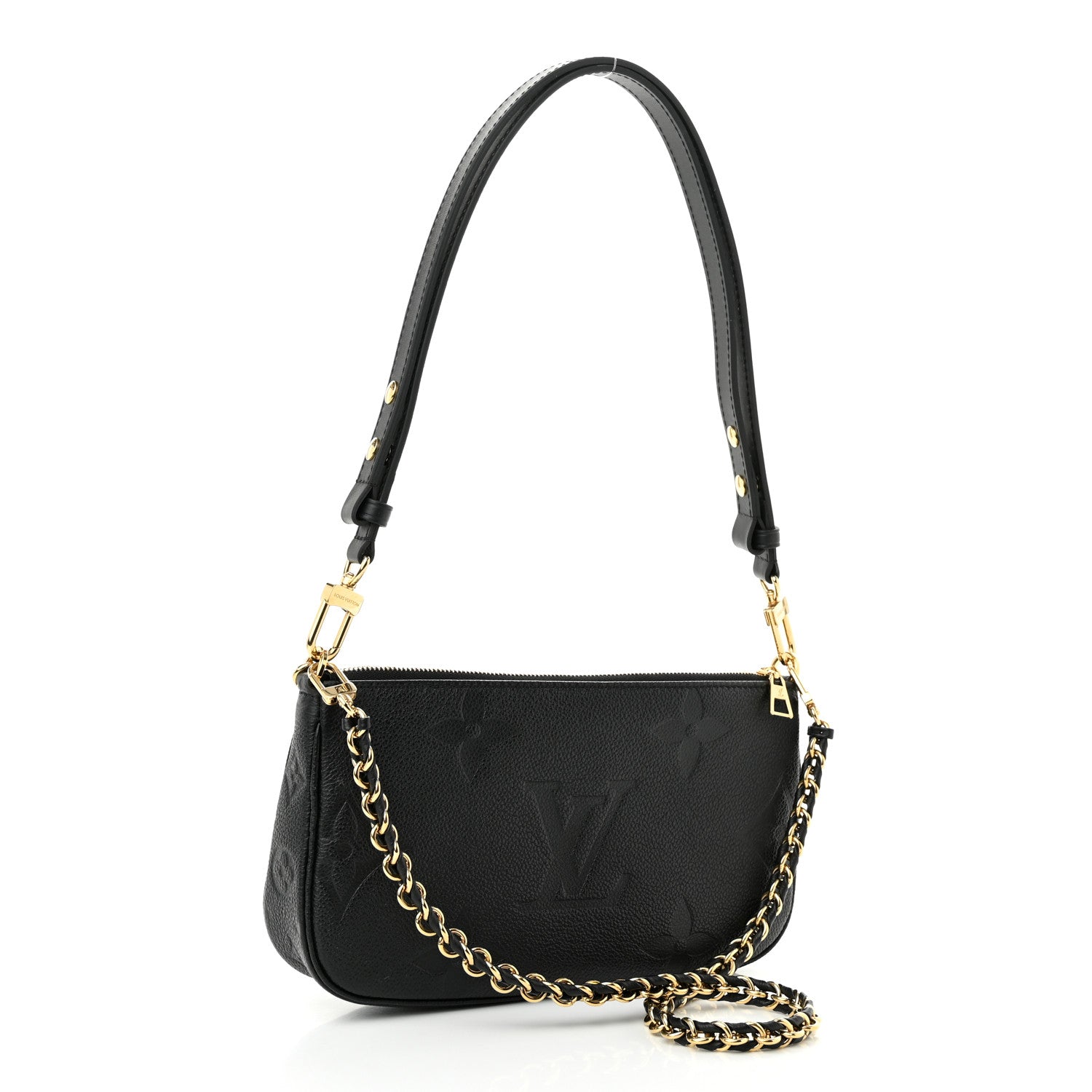 Louis Vuitton Empreinte Monogram Giant Multi Pochette Accessories Black 3 of 10