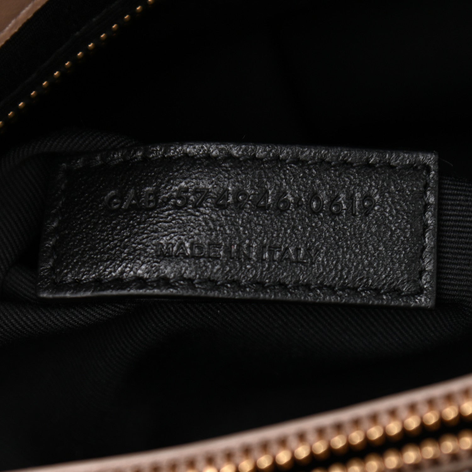Saint Laurent Calfskin Y Quilted Monogram Medium Loulou Chain Satchel Dark Beige 7 of 10