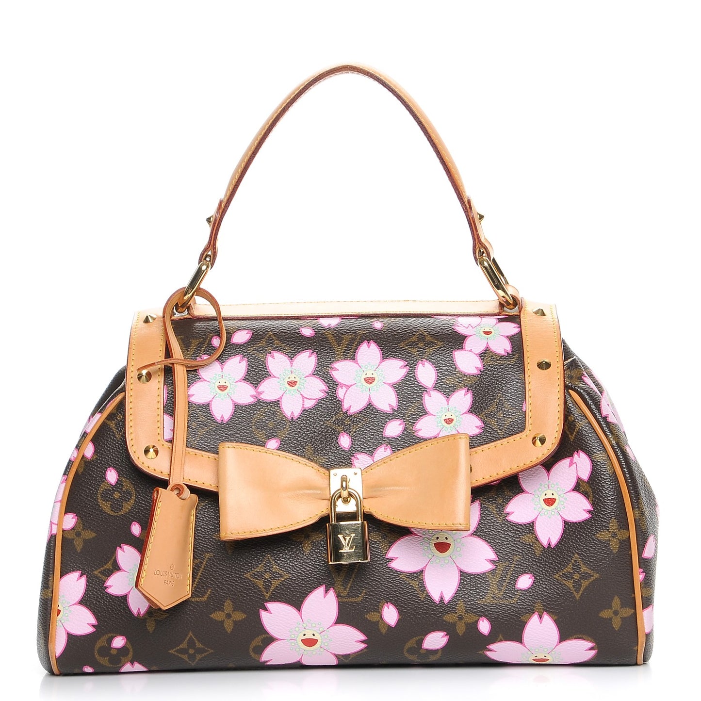Monogram Cherry Blossom Sac Retro Bag Brown