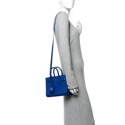 Saint Laurent Calfskin Nano Sac De Jour Royal Blue 2 of 12