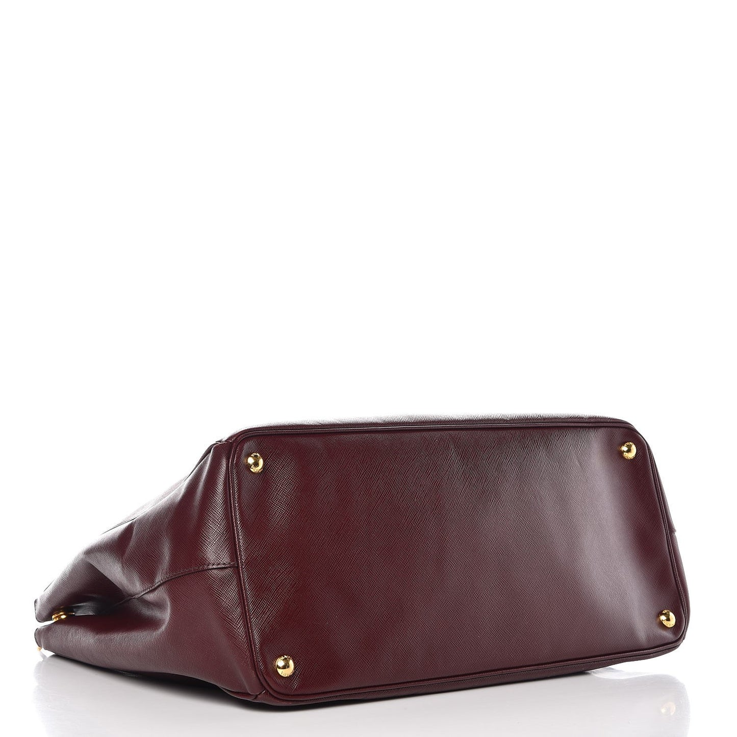Saffiano Lux Extra Large Galleria Double Zip Tote Granato