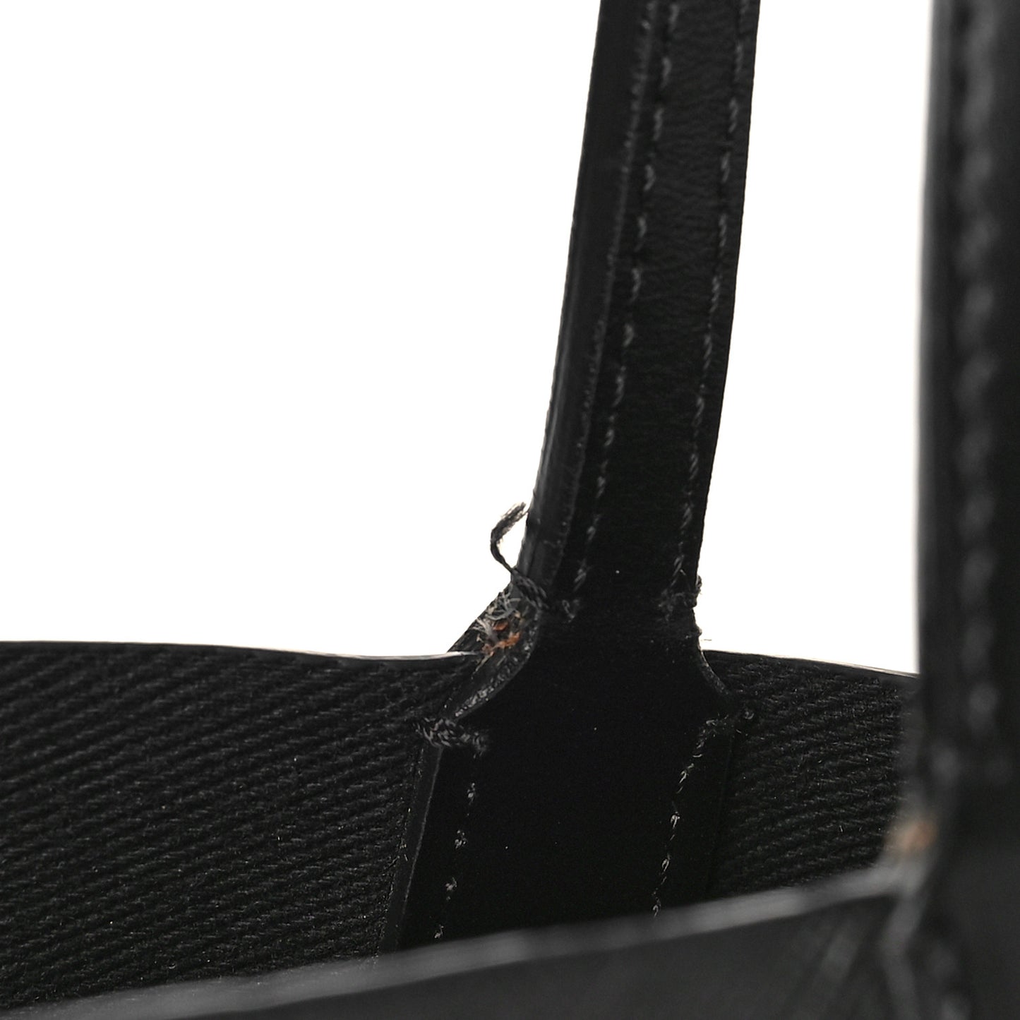 Textured Coated Canvas Bambi Print Large Antigona Tote Black