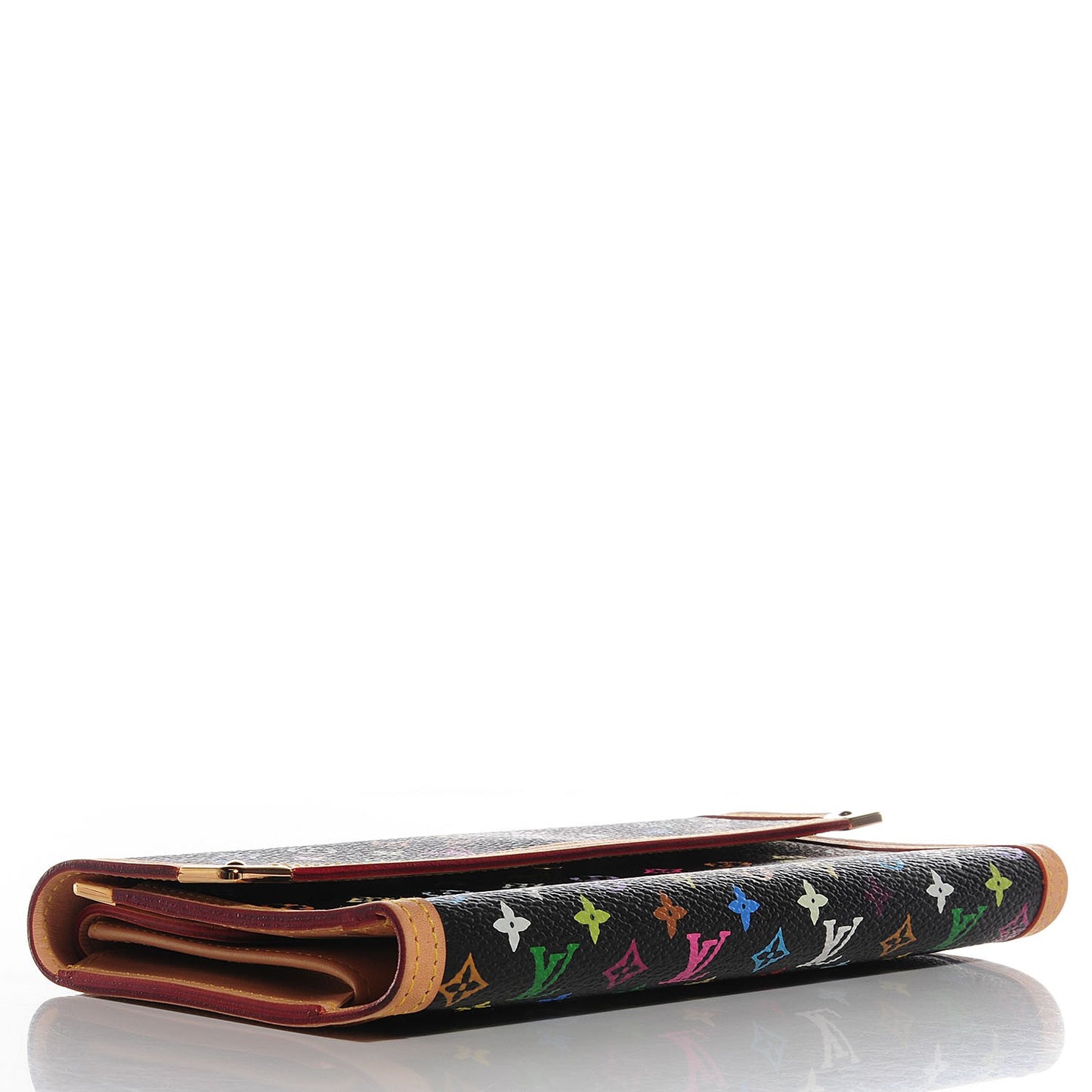 Monogram Multicolor Porte Tresor International Wallet Black