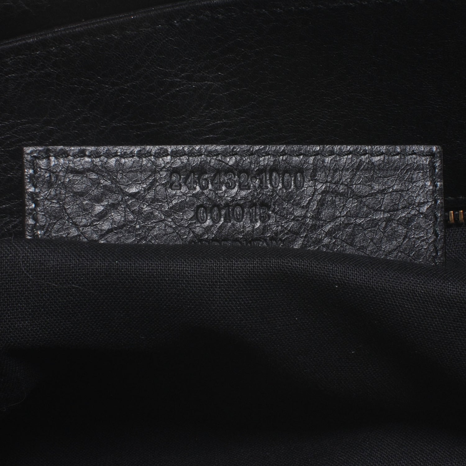 Balenciaga Agneau Folk Messenger Black 8 of 8