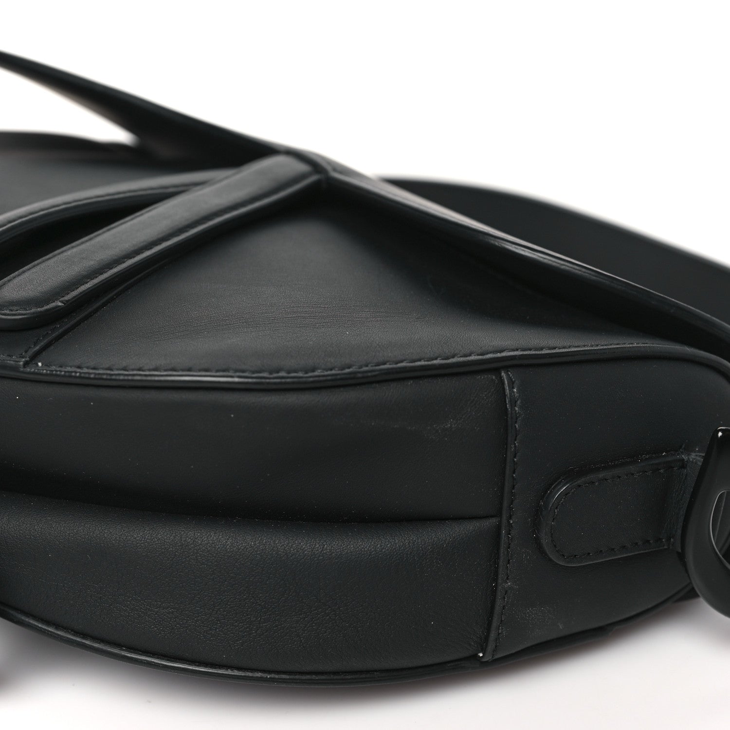 Christian Dior Ultra Matte Calfskin Saddle Bag Black 10 of 10