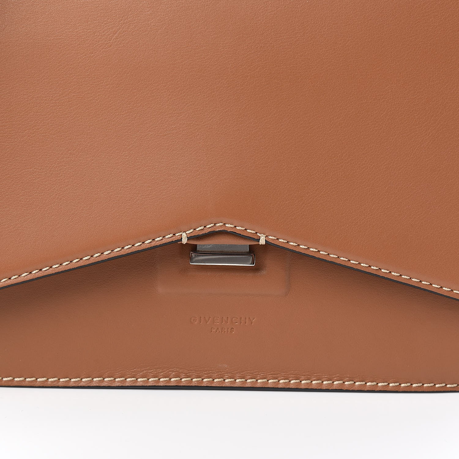 Givenchy Calfskin Medium Bow Cut Shoulder Bag Tan 10 of 11