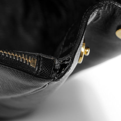 Prada Saffiano Large Galleria Double Zip Tote Black 17 of 20