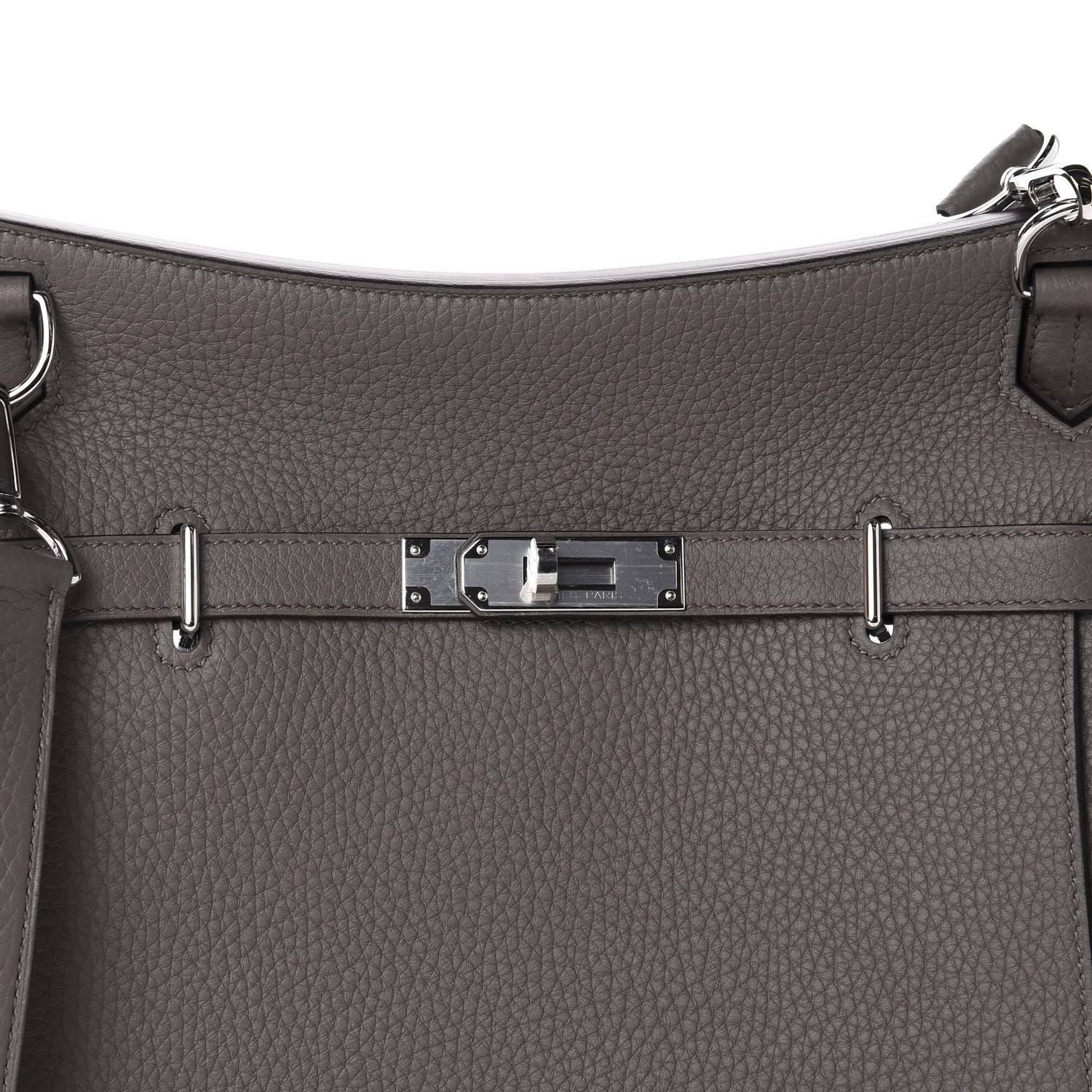 Hermes Taurillon Clemence Jypsiere 28 Etain 10 of 11