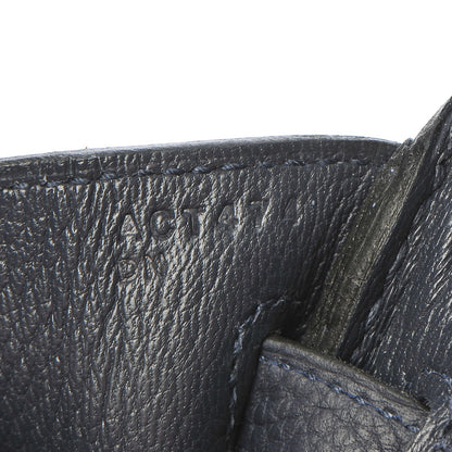 Hermes Togo Birkin 25 Bleu Nuit 10 of 35