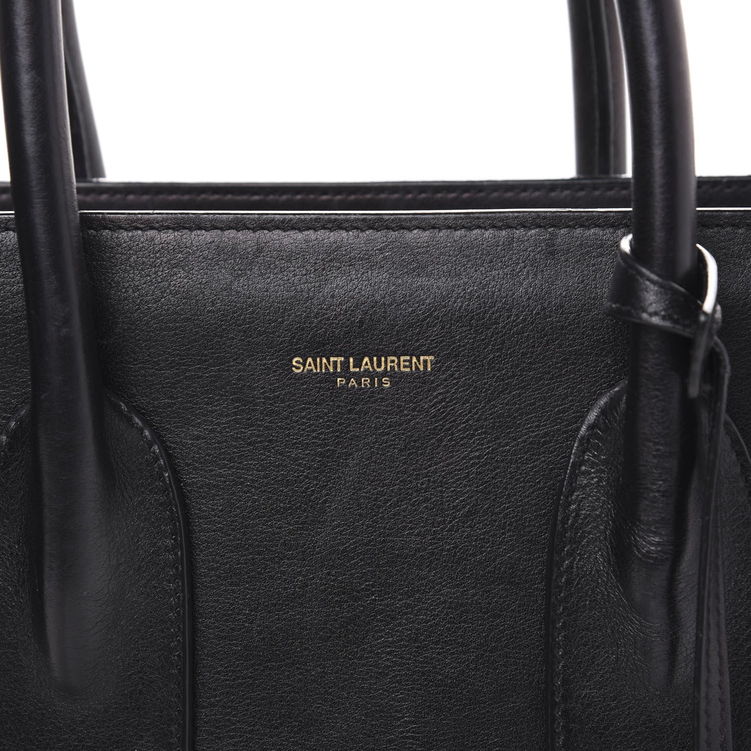 Saint Laurent Smooth Calfskin Small Sac De Jour Black 8 of 18