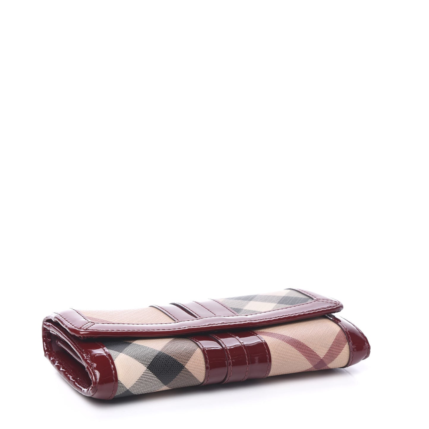 Supernova Check Penrose Continental Wallet Berry