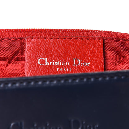 Christian Dior Glazed Calfskin Large Lady Dior Dark Blue 7 of 14