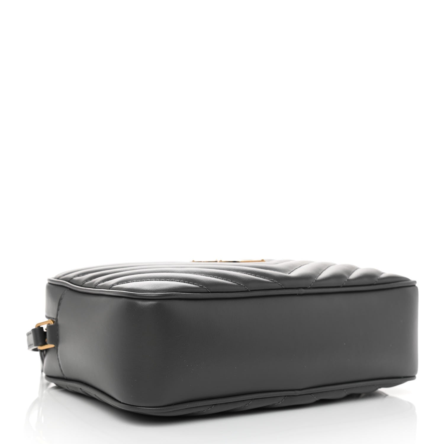 Saint Laurent Calfskin Matelasse Monogram Lou Camera Bag Dark Smog 4 of 8