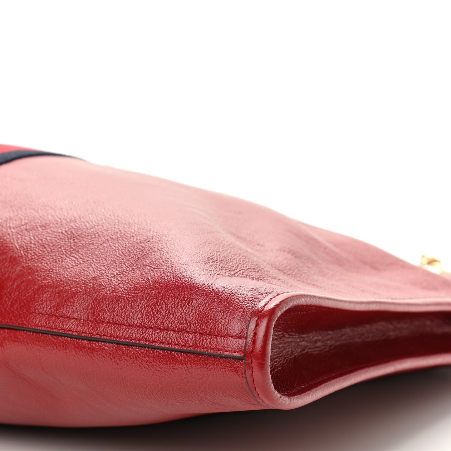 Calfskin Large Rajah Chain Tote Romantic Cherry