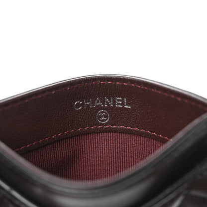 Chanel Lambskin Quilted Card Holder Black 6 of 8