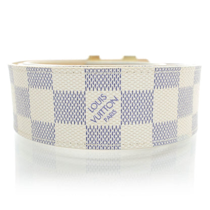 Louis Vuitton Damier Azur LV Initiales Belt 90 36 4 of 5