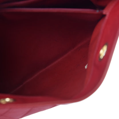 Chanel Lambskin Stitched Shopper Tote Red 16 of 16