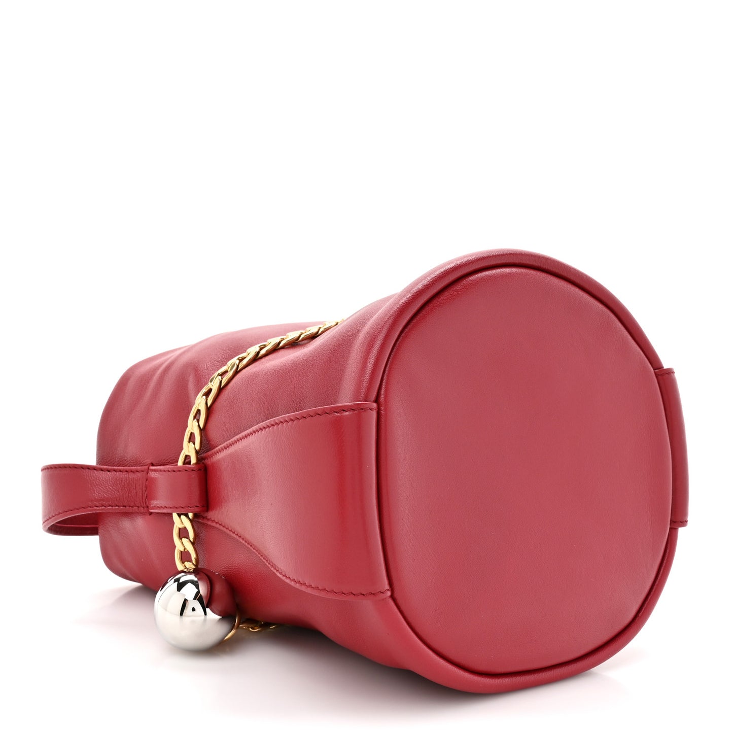 Nappa Petit Sac Mini Bucket Bag Ciliegia